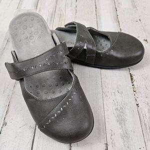 Vionic Rest Twain Arch Support Comfort Slip On Mary Jane Lagenlook Sandals Sz 7